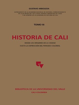 cover image of Historia de Cali